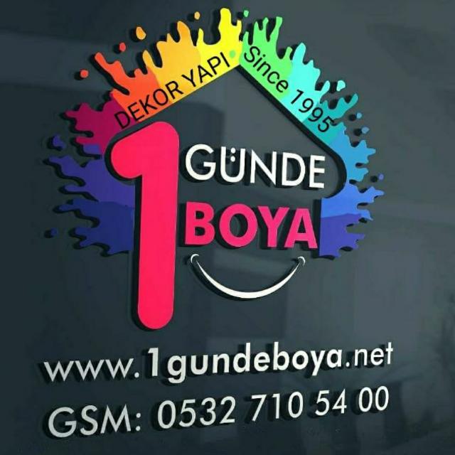 1 günde boya